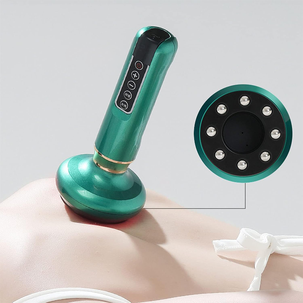 Massaggiatore Intelligente per Terapia a Coppettazione con Calore e Aspirazione Regolabile