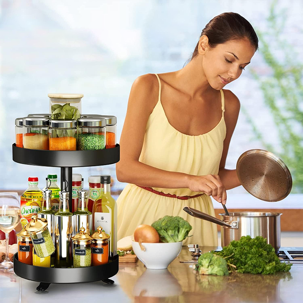 Organizer Rotante Cucina 2 Livelli