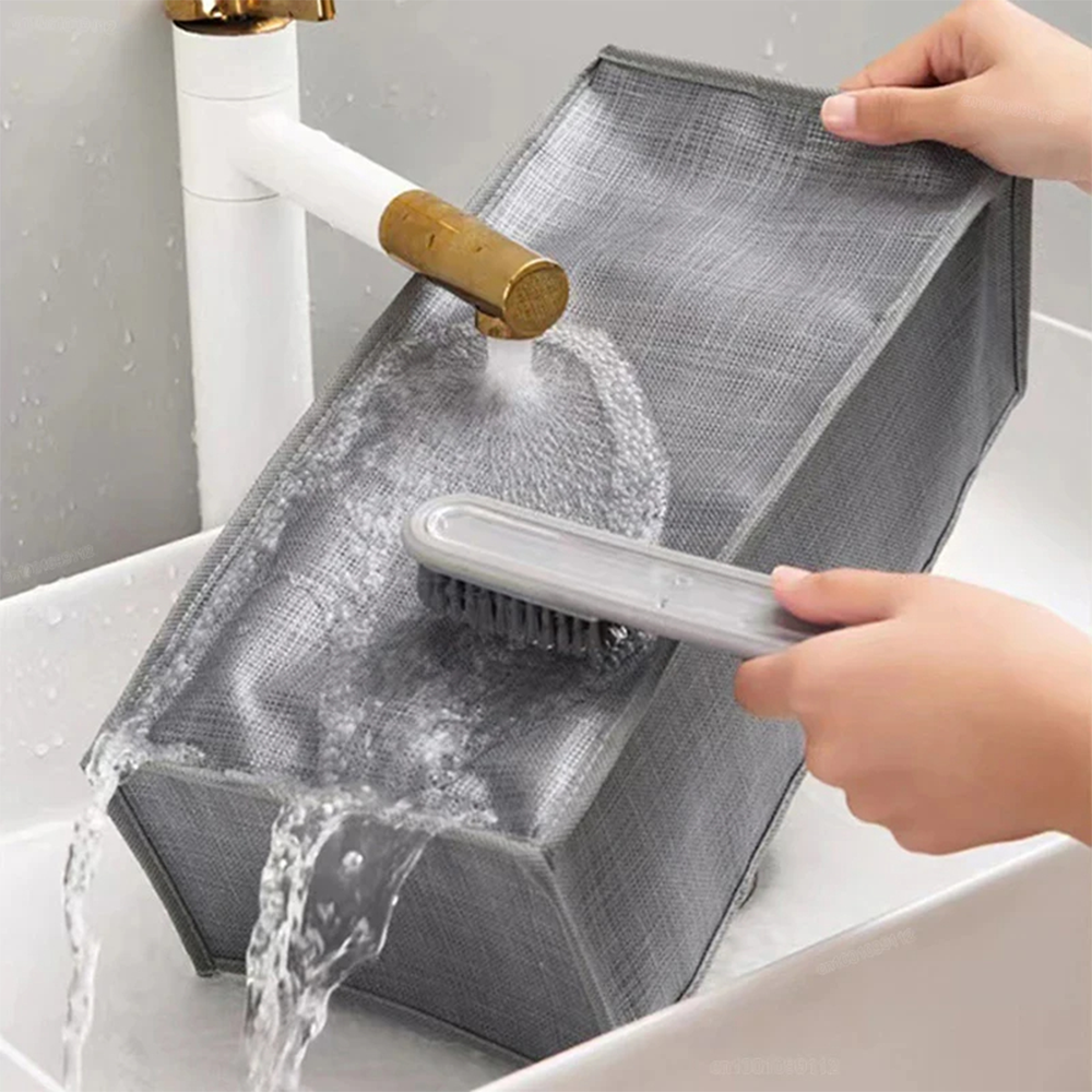 Set Organizer Cassetti Tessuto Grigio