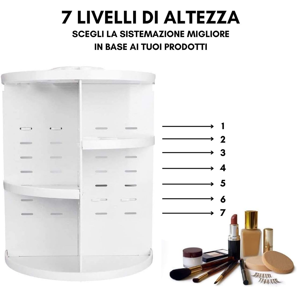 Organizer Cosmetici Girevole