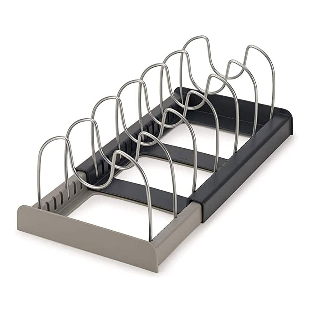 Organizer Cassetto Regolabile Porta Padelle e Coperchi