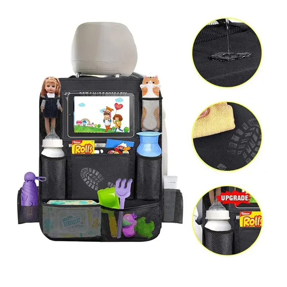 Organizer da Sedile Posteriore per Auto con Tasche Portaoggetti