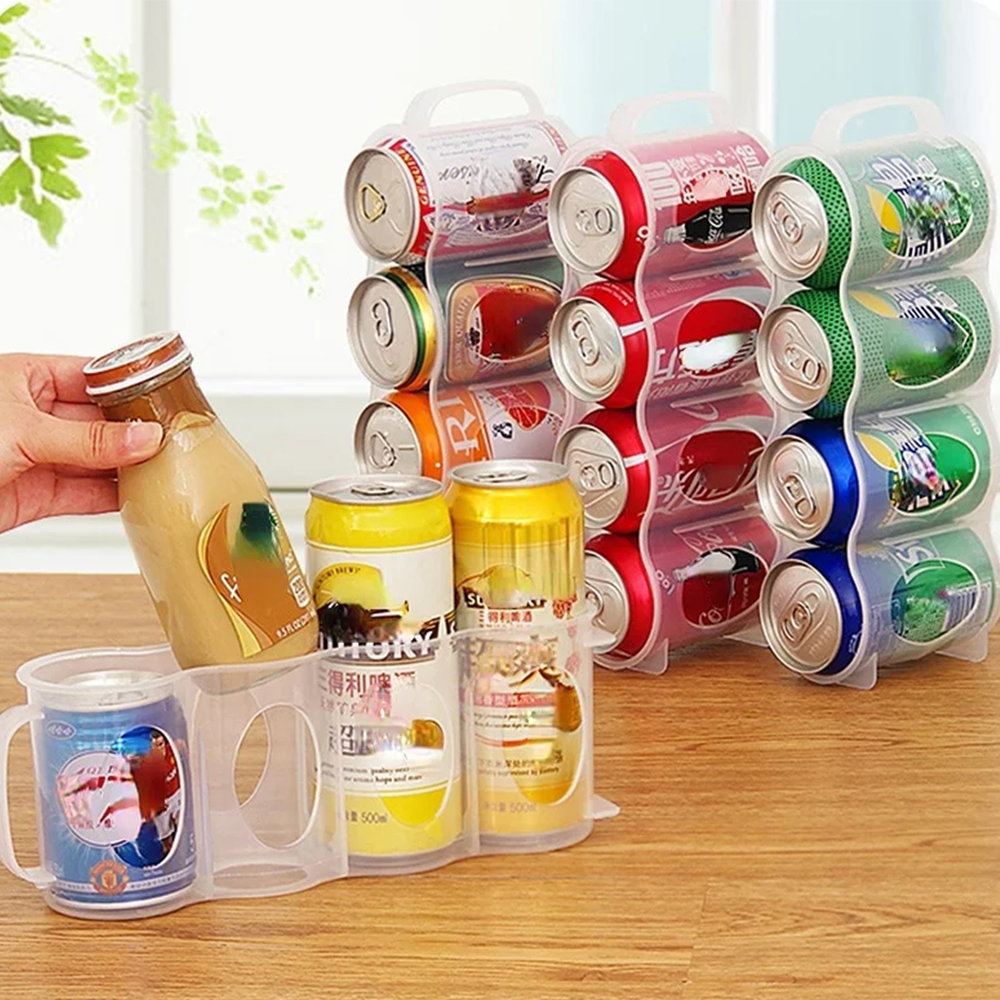 Organizer per Lattine da Frigorifero con Maniglia