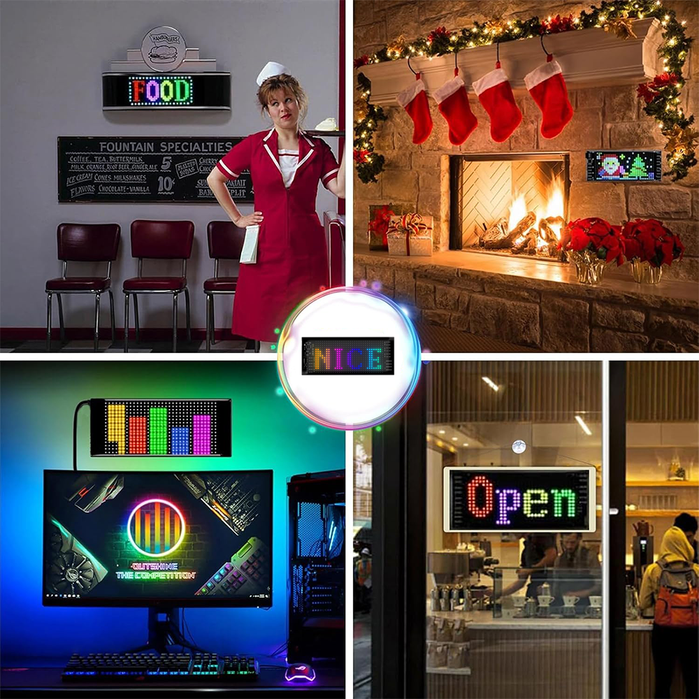 Pannello LED Flessibile RGB Programmabile con Controllo Bluetooth Multiuso