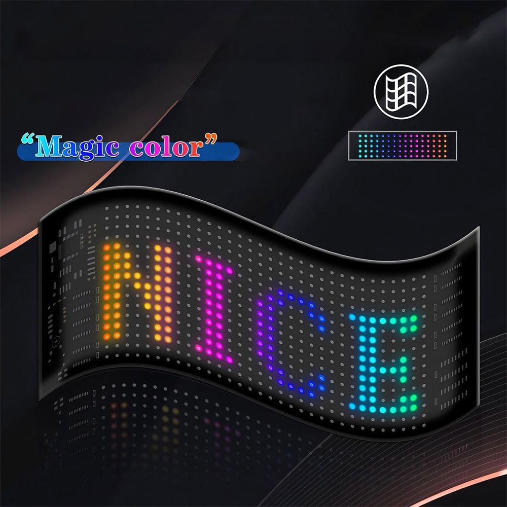 Pannello LED Flessibile RGB Programmabile con Controllo Bluetooth Multiuso
