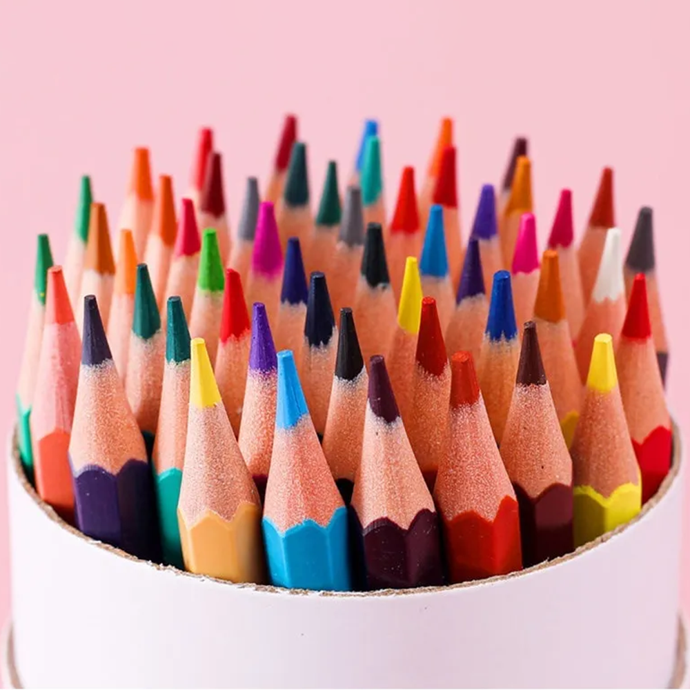 Pastelli Acquerellabili 48 Pezzi Cancellabili con Mina Morbida