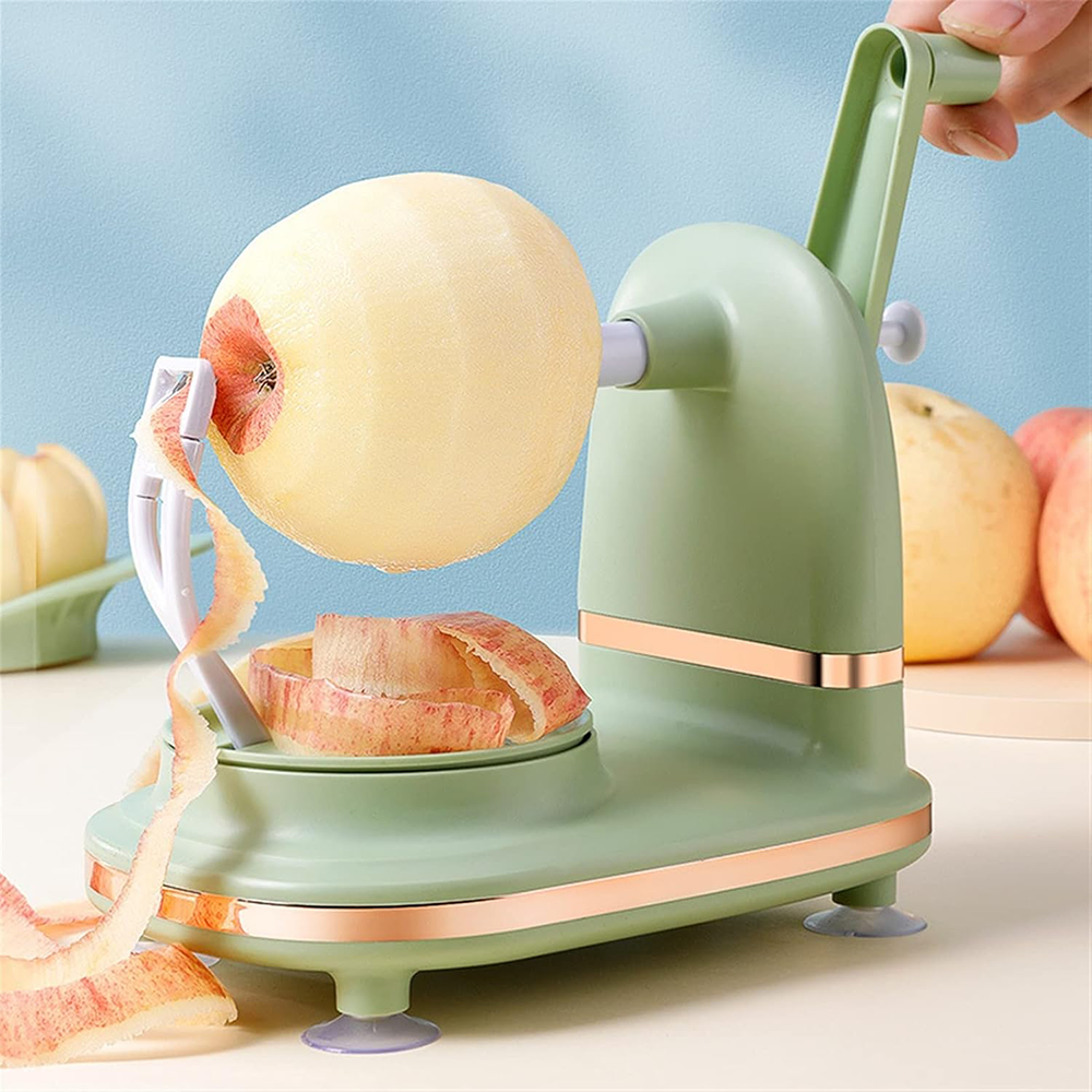 Pelapatate e Affettatrice Manuale per Frutta e Verdura, Sbuccia e Affetta