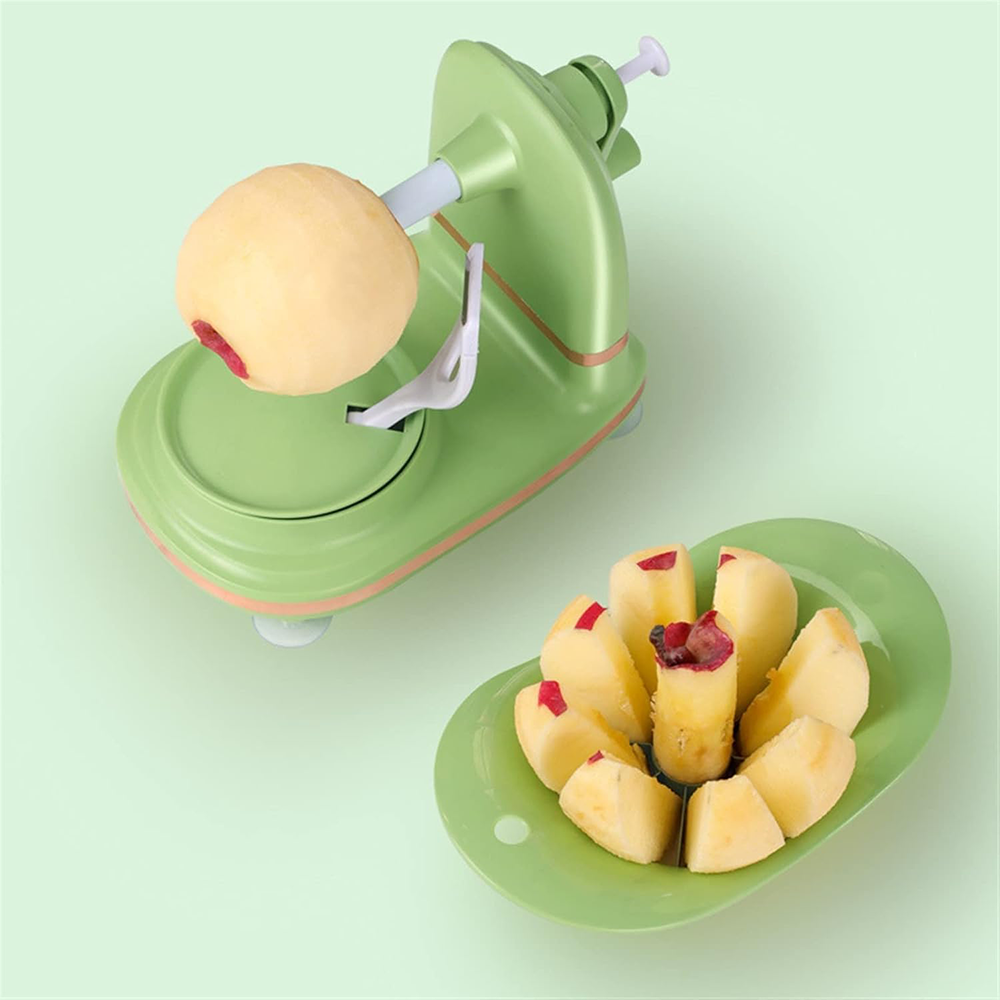 Pelapatate e Affettatrice Manuale per Frutta e Verdura, Sbuccia e Affetta