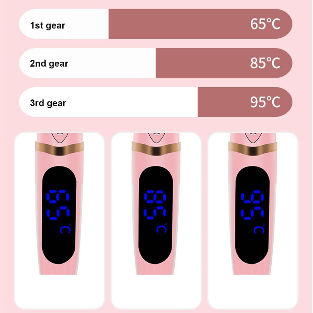 Piegaciglia Elettrico Ricaricabile USB con 3 Temperature Regolabili