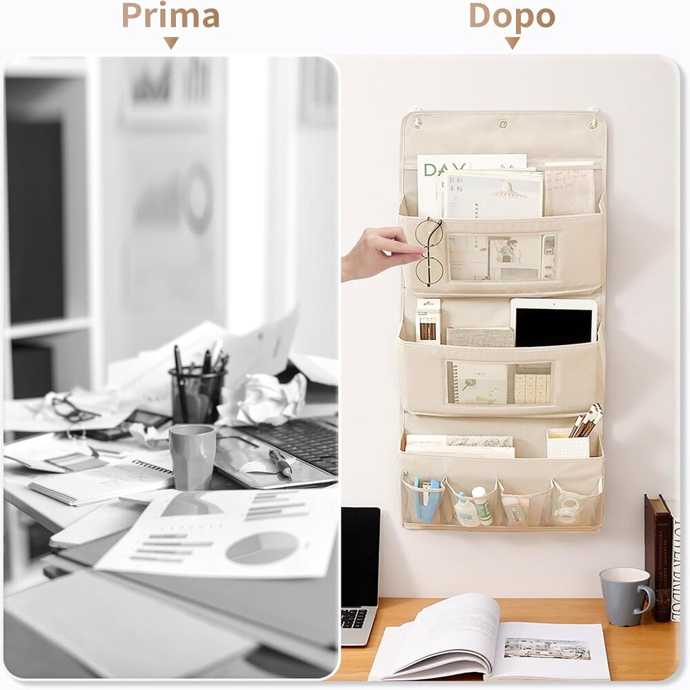 Organizer Portaoggetti Verticale Multiuso