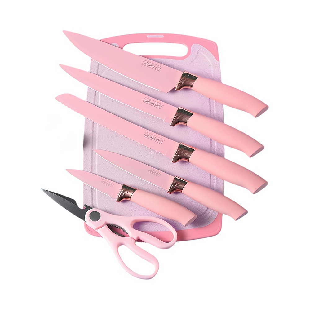 Utensili da Cucina in Silicone con Coltelli Set da 19