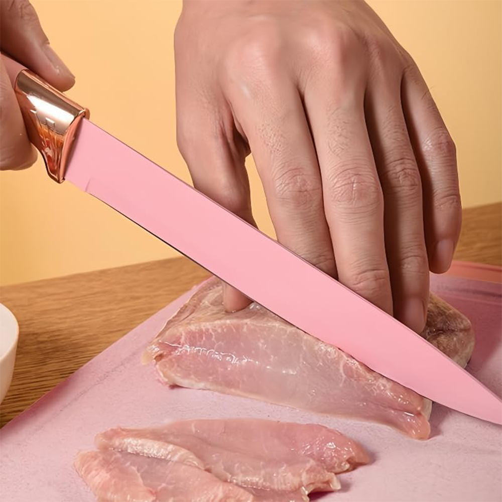 Utensili da Cucina in Silicone con Coltelli Set da 19