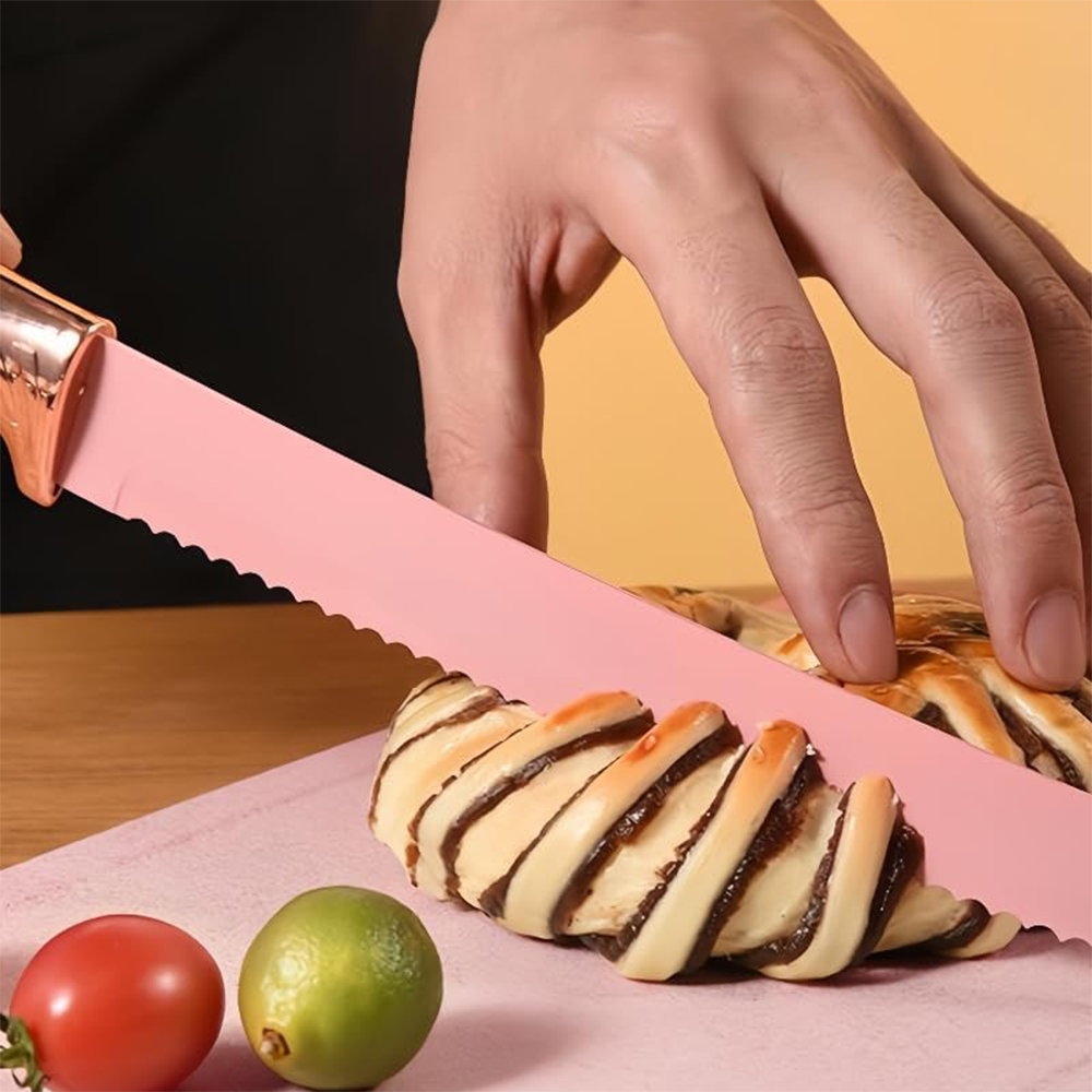 Utensili da Cucina in Silicone con Coltelli Set da 19