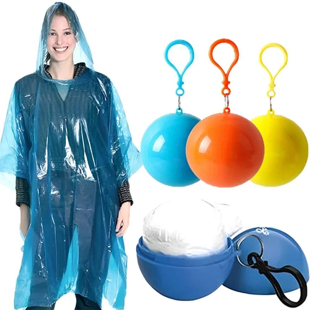Poncho Antipioggia Portatile in PVC – Impermeabile, Leggero e Compatto