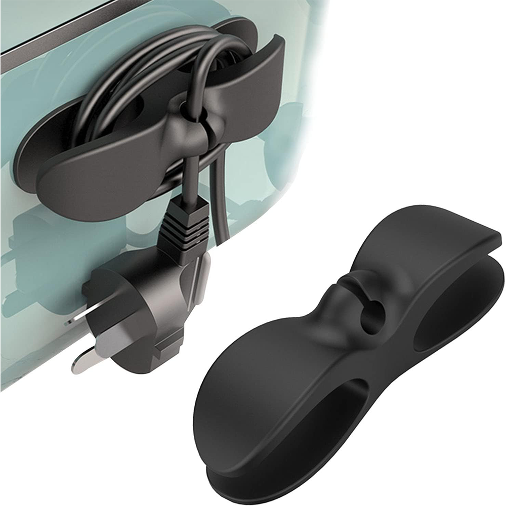 Portacavi per Elettrodomestici – Set da 3 Organizer in Silicone con Adesivo Forte