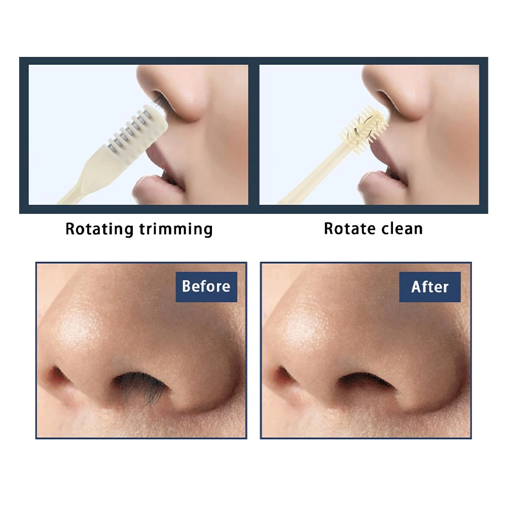 Rasoio Rifinitore Naso con Testina Rotante 360°
