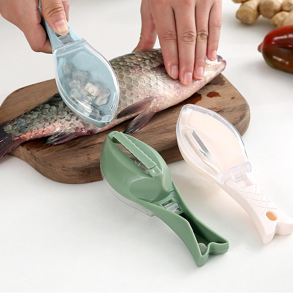 Raschietto Antiscivolo Per Squame Di Pesce Con Impugnatura Ergonomica