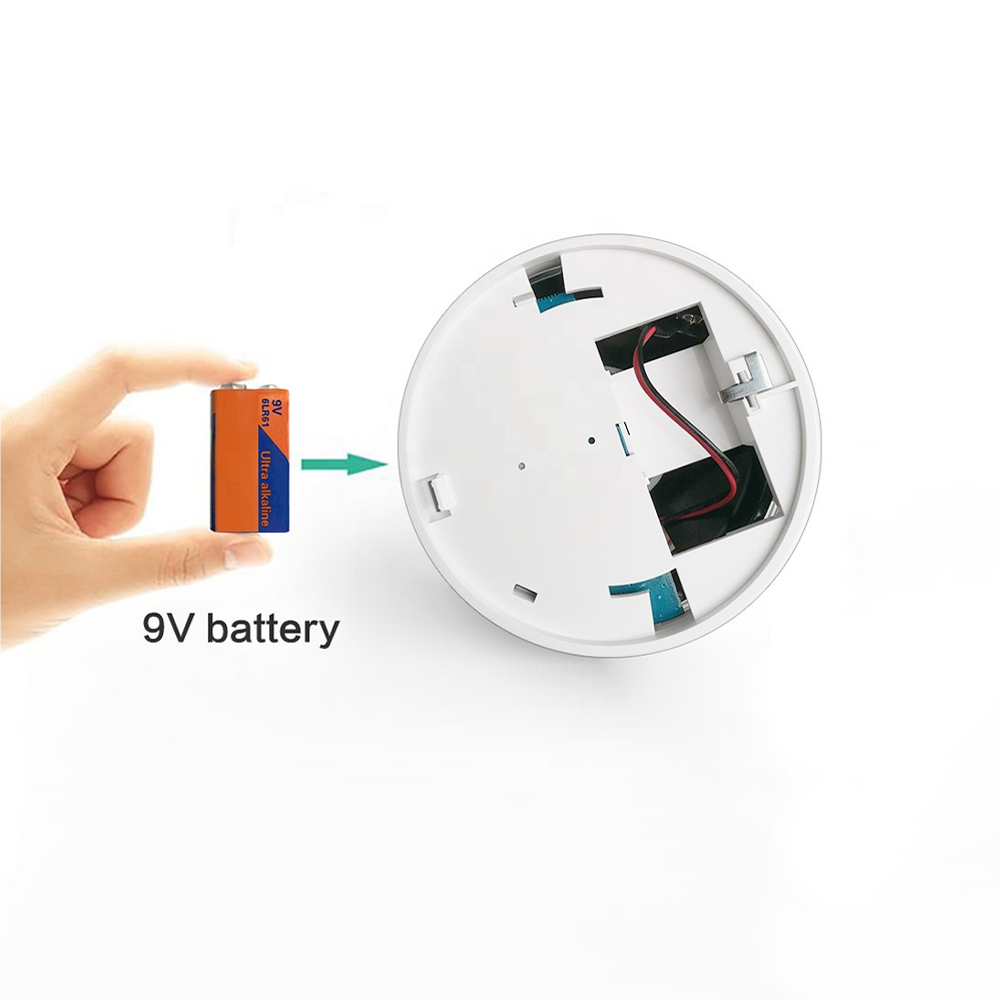 Rilevatore di Fumo Smart Wi-Fi con Notifiche in Tempo Reale, Sirena 85 dB e LED Lampeggiante
