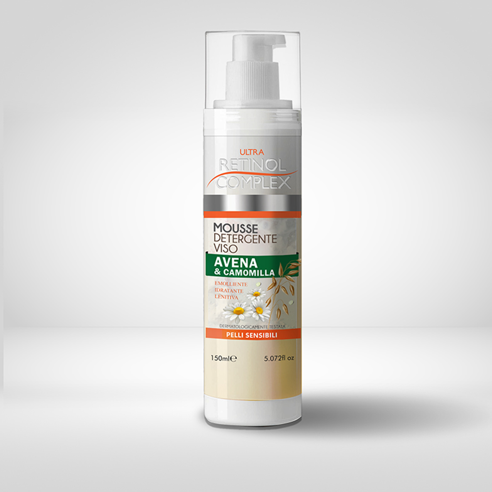 Retinol Complex Mousse Detergente Avena e Camomilla
