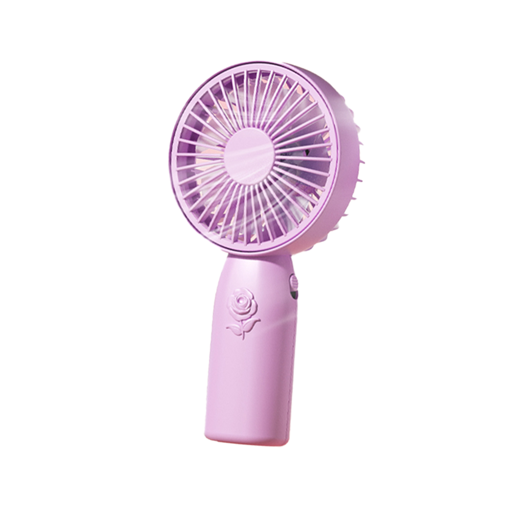 Mini Ventilatore Portatile USB Ricaricabile Rose