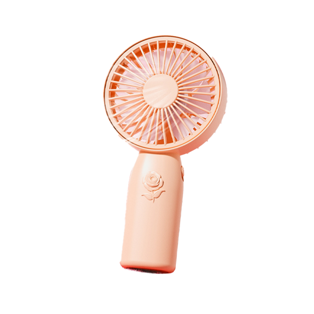 Mini Ventilatore Portatile USB Ricaricabile Rose