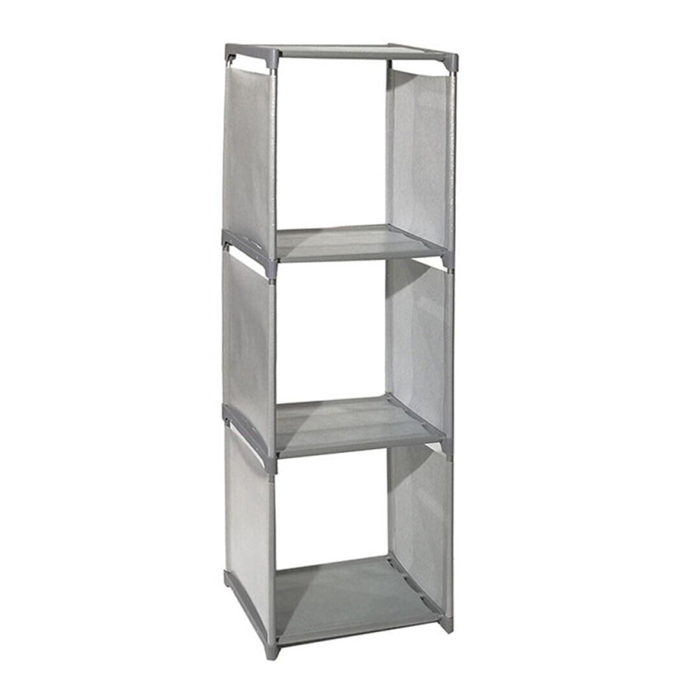 Scaffale Organizer 3 Ripiani Porta Scarpe e Indumenti
