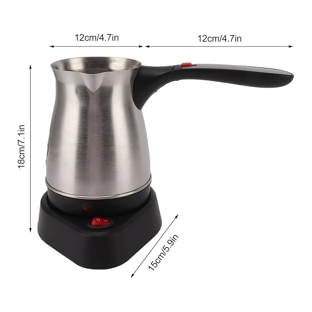 Scaldalatte Elettrico 600W – Riscalda Latte, Caffè, Cioccolata in Pochi Minuti