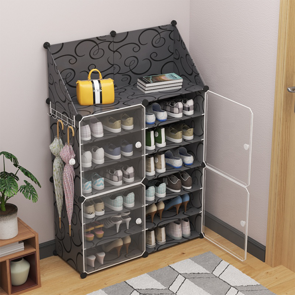 Scarpiera Salvaspazio a tre Ripiani Sovrapposti per Scarpe e Accessori