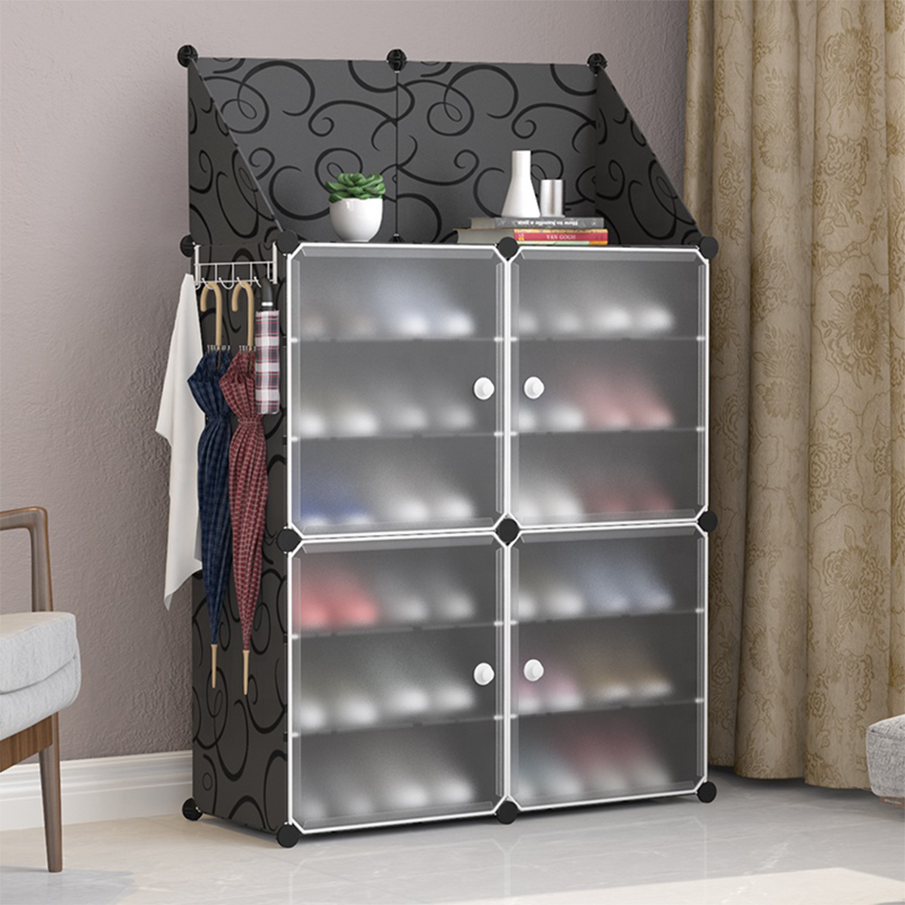 Scarpiera Salvaspazio a tre Ripiani Sovrapposti per Scarpe e Accessori