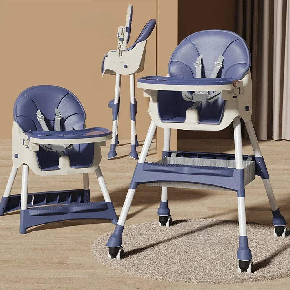 Seggiolone Pieghevole Regolabile Multifunzione per Bambini