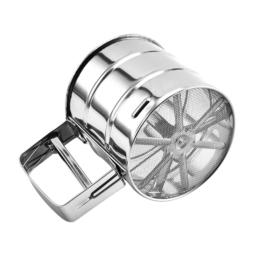 Setaccio da Cucina in Acciaio Semiautomatico con Manico