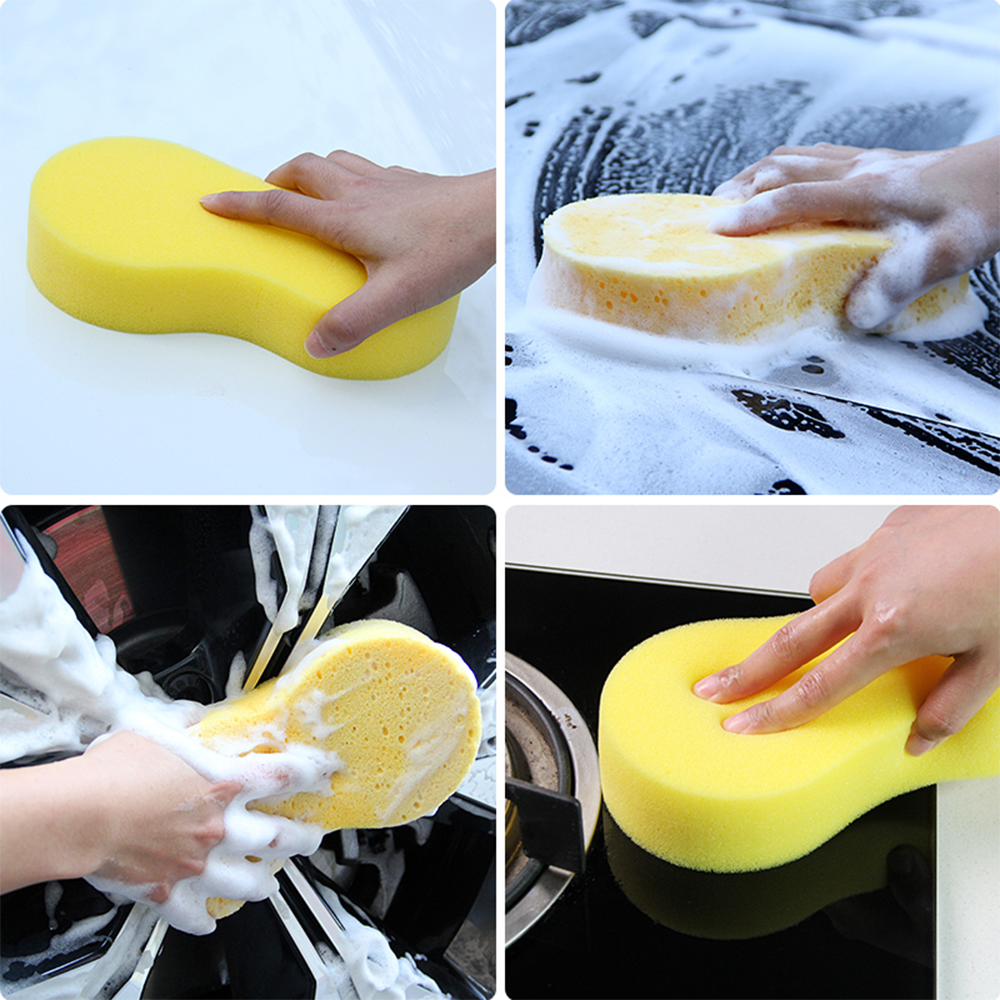 Spugne Multiuso Alta Densità Ergonomiche per Pulizia Casa Cucina Auto