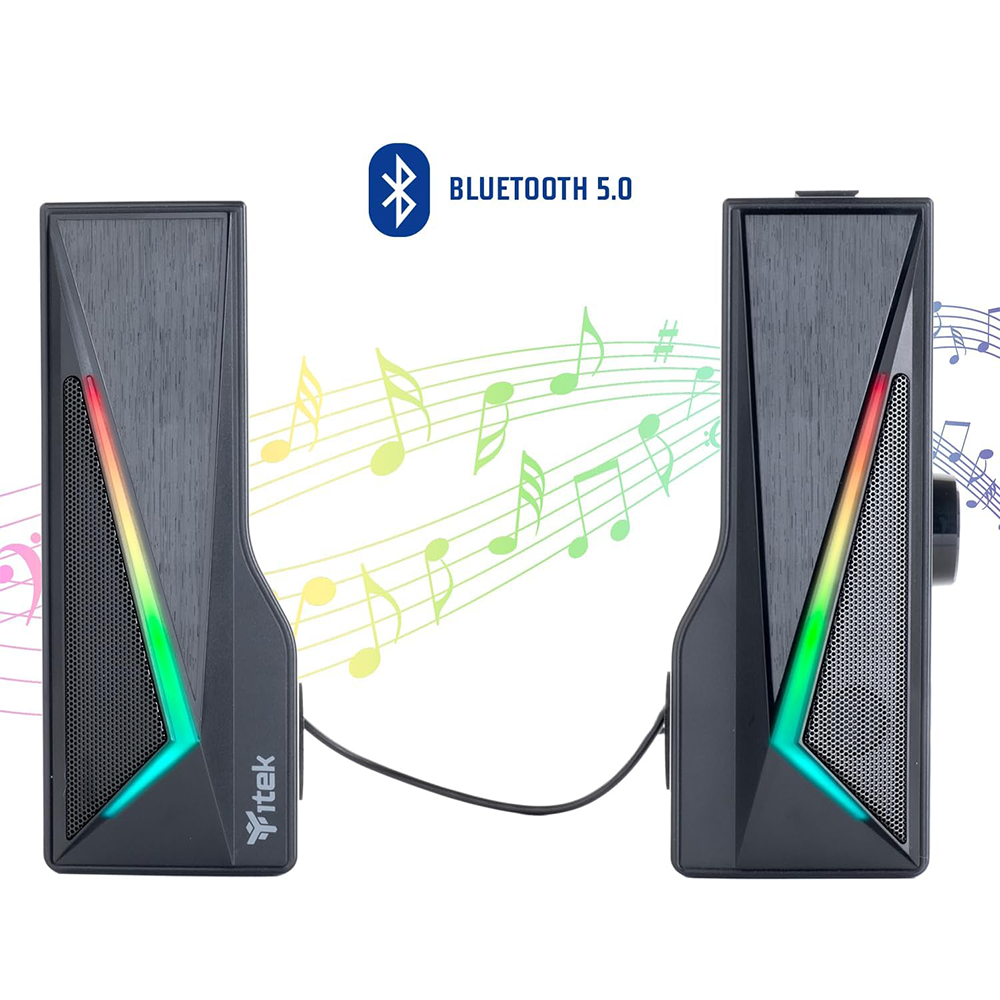 Soundbar e Altoparlante Stereo Bluetooth RGB e Touch Control