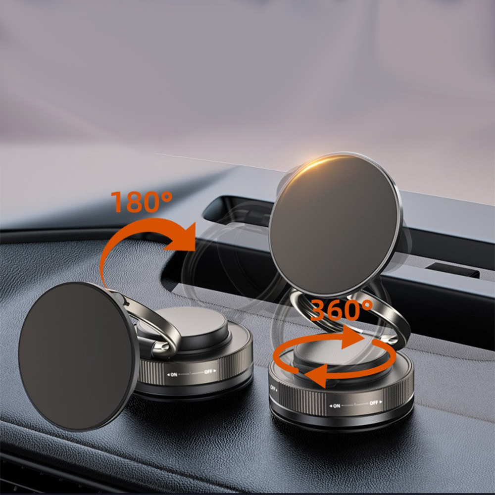 Supporto Magnetico Universale per Smartphone con Ventosa Twist-Lock