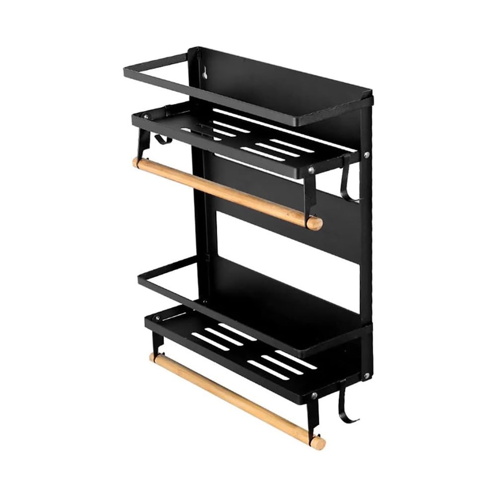 Scaffale Magnetico Pieghevole Organizer Salvaspazio con Ganci Rimovibili