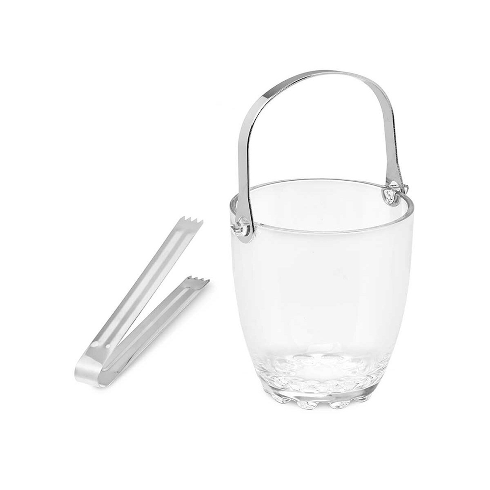 Secchiello Ghiaccio Vetro Design con Pinze
