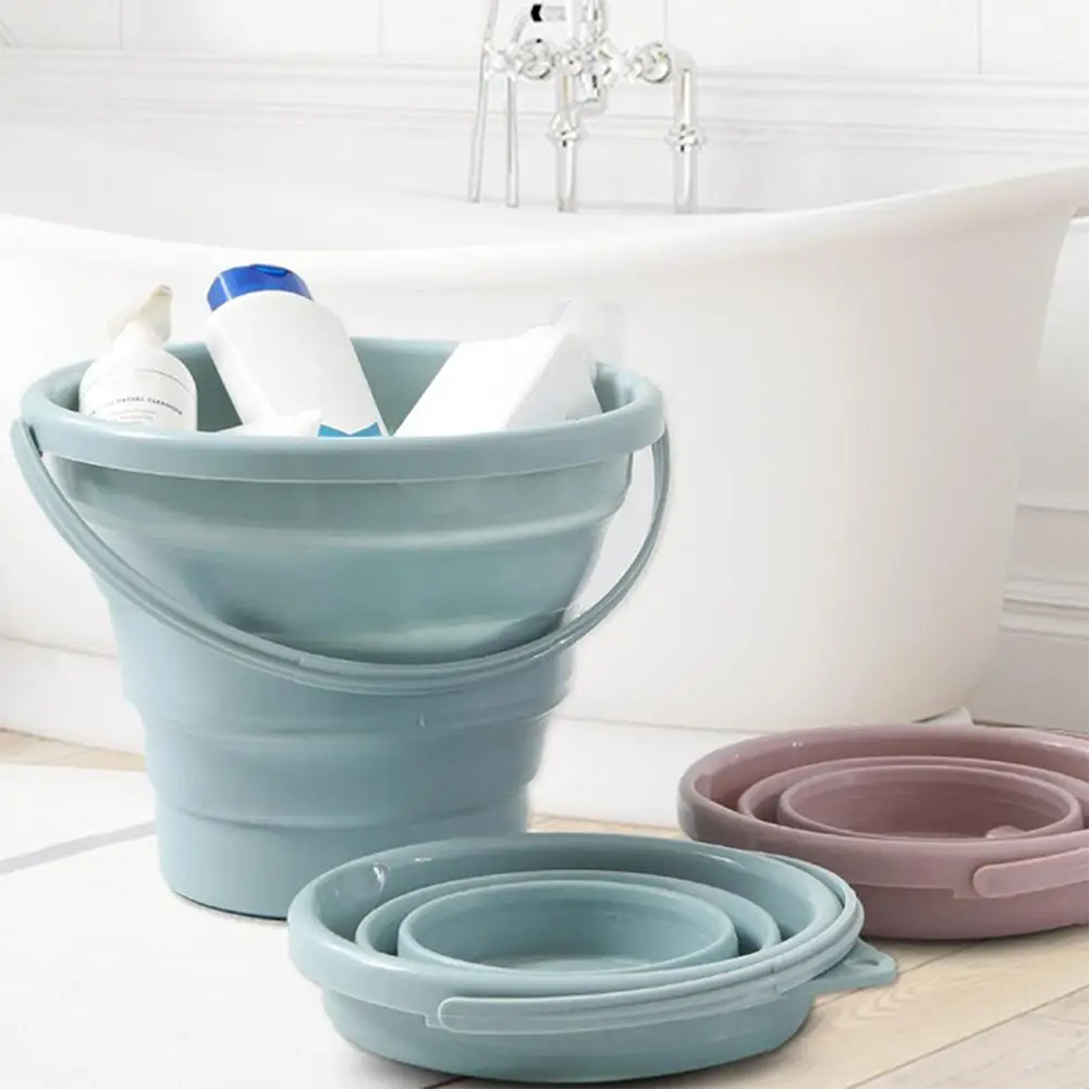 Secchio in Silicone Pieghevole
