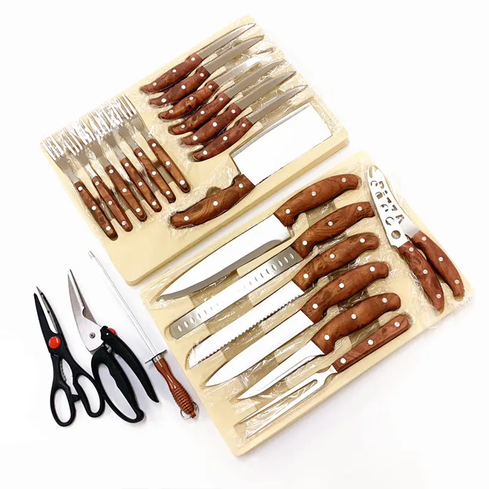 Set Utensili da Cucina Professionale 25 Pezzi con Valigetta
