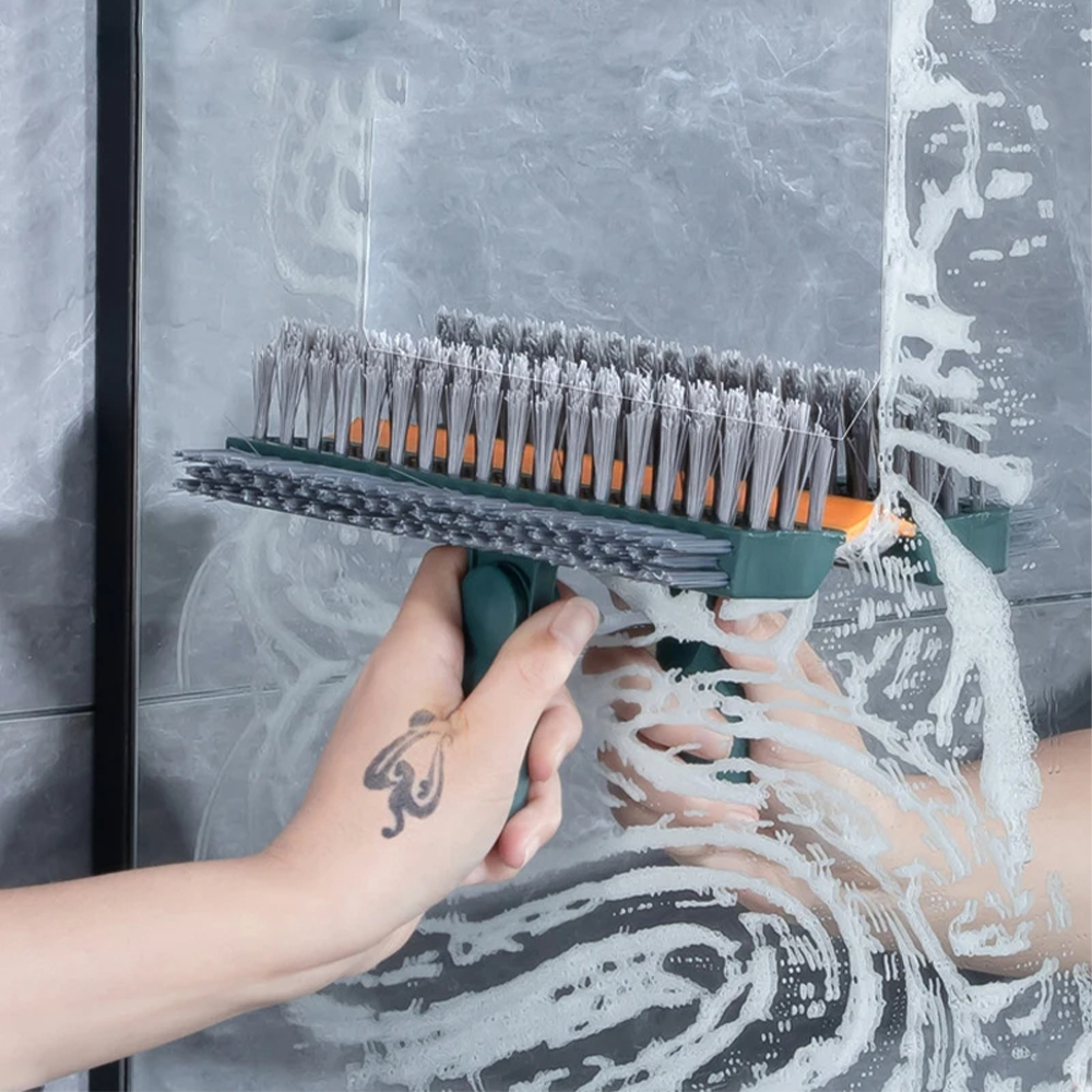 Spazzola Pulizia 3 in 1 con Testa Rotante 180°