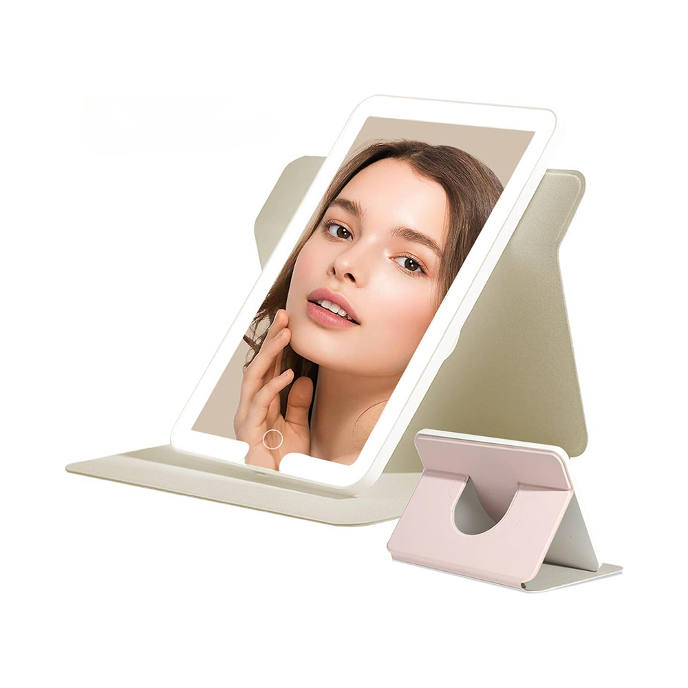 Specchio Portatile Trucco con Luce LED Regolabile – Makeup Perfetto Ovunque