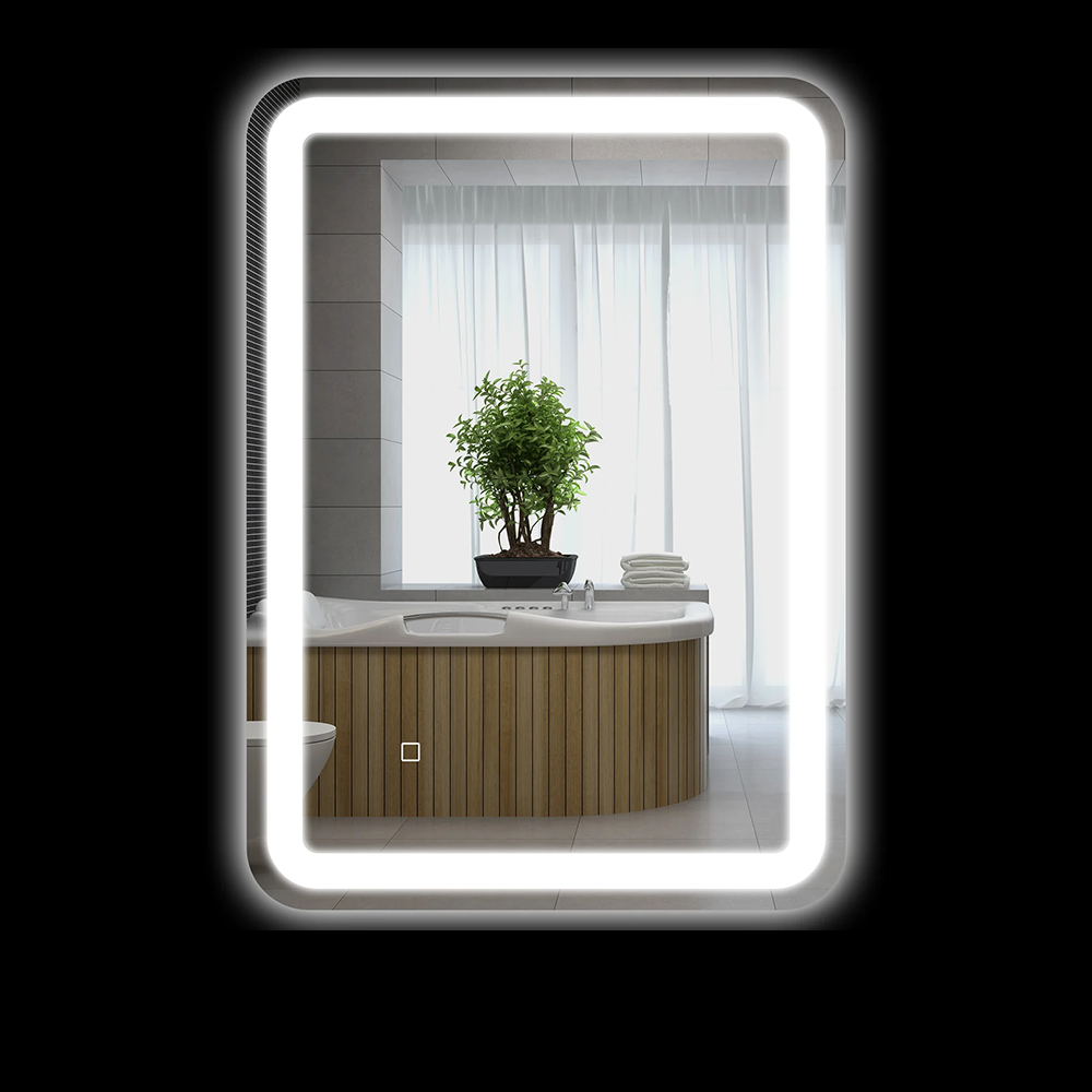 Specchio Bagno LED Rettangolare Touch