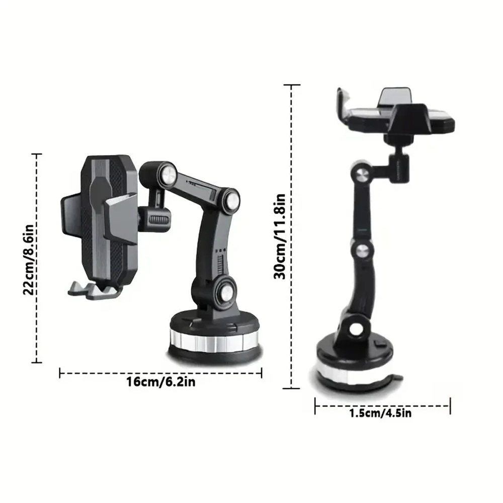 Supporto Auto Smartphone con Blocco Rapido
