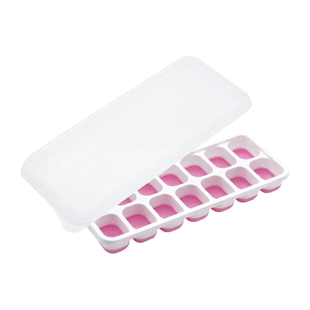 Stampo Cubetti Ghiaccio Silicone con Coperchio