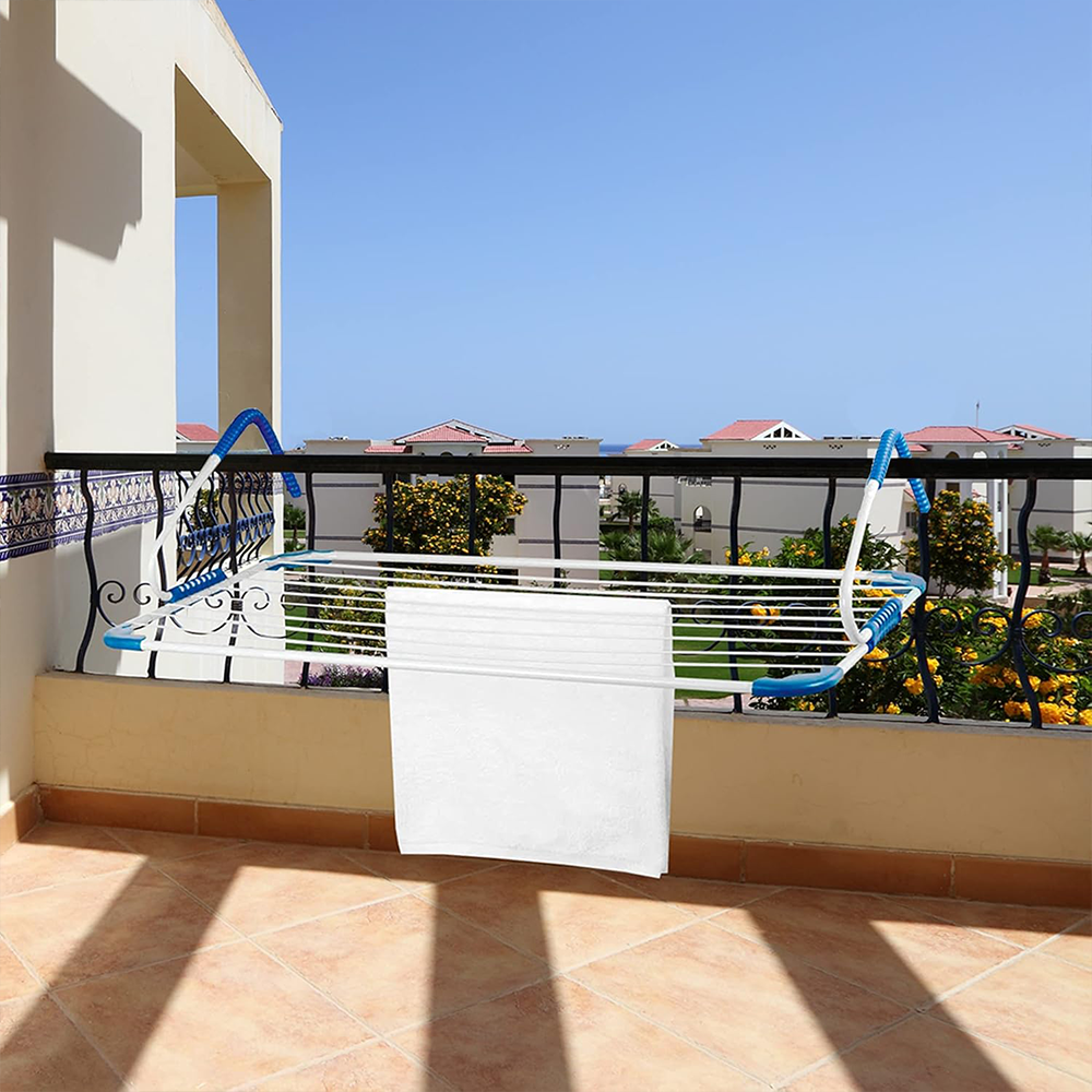 Stendibiancheria da Balcone Large in Metallo