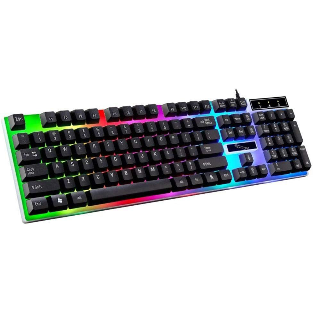 Tastiera Retroilluminata LED con Mouse Ottico DPI Regolabile