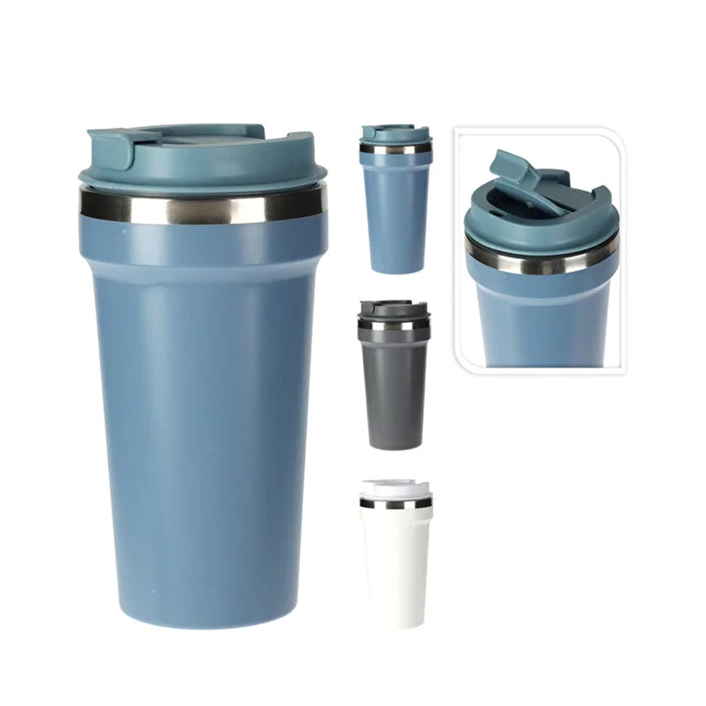 Tazza Termica Isolata Doppia Parete Sottovuoto per Bevande Calde e Fredde