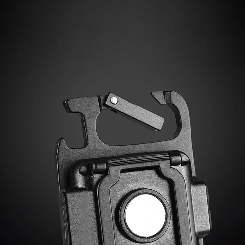 Torcia LED Portachiavi Ricaricabile USB, Ultra Luminosa e Impermeabile