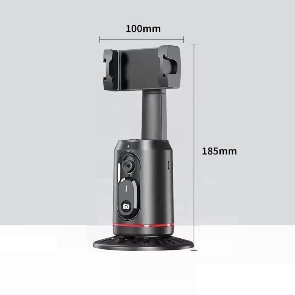 Supporto Smart con Tracciamento AI 360° per Smartphone, Controllo Gestuale e Telecomando Bluetooth