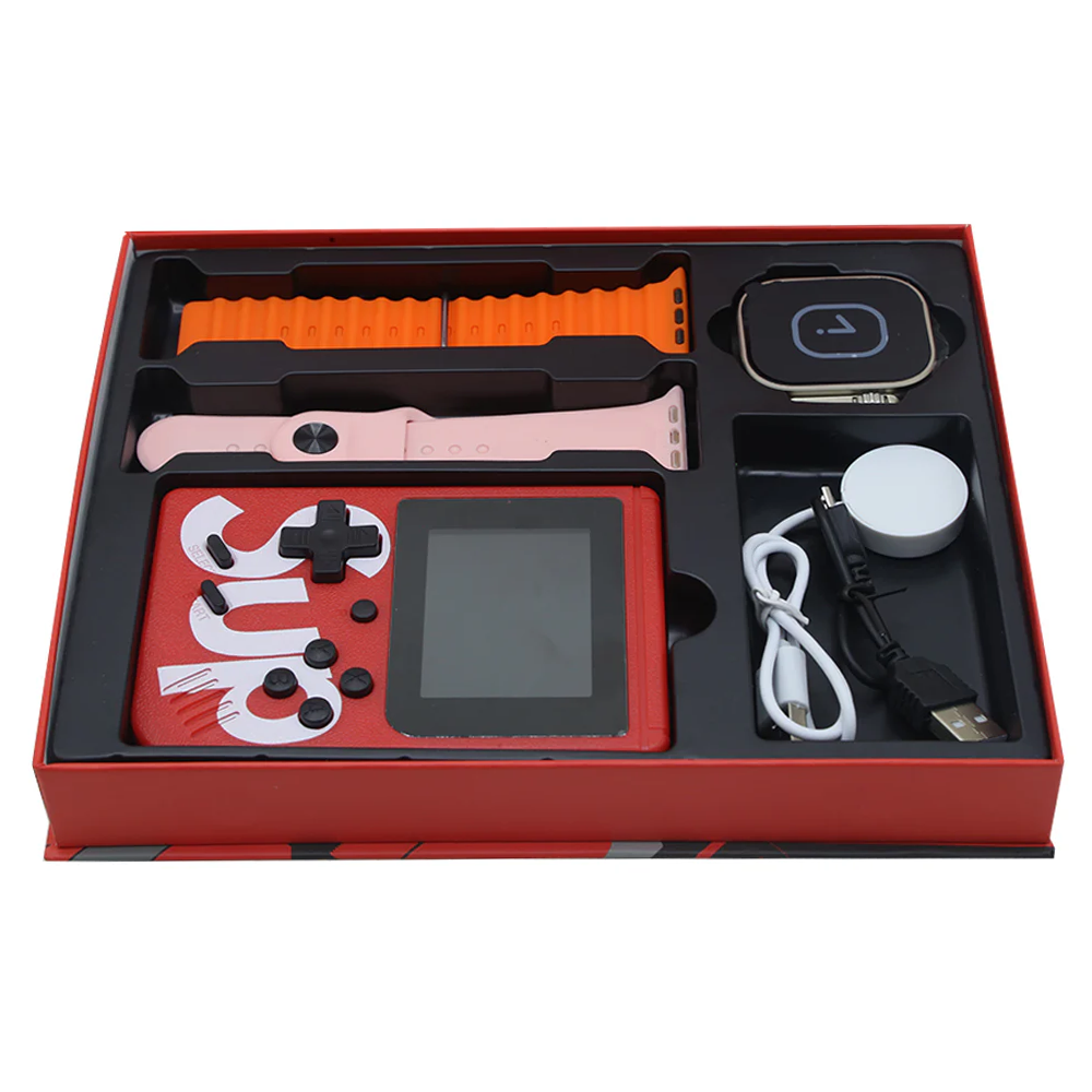V59 Ultra Smartwatch Fitness Tracker con Mini Console e Accessori