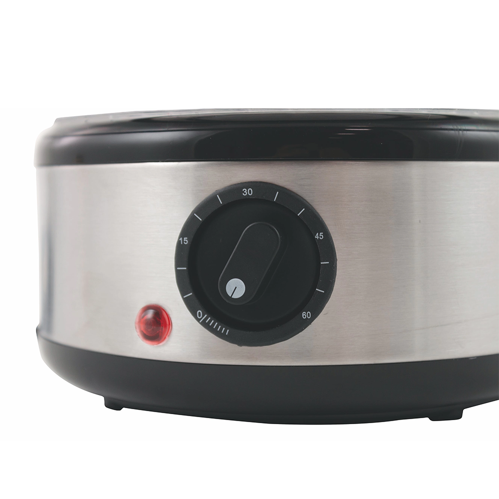 Vaporiera Elettrica in Acciaio 3 Livelli 400W